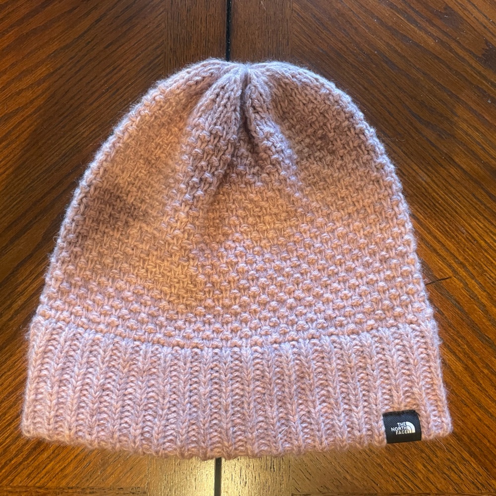 The North Face Soft Pink Knit Hat